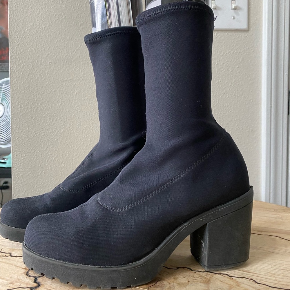 Stylish Black Sock boot VAGABOND SIZE 6